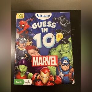New Marvel Avengers Skillmatics Guess in 10 Card Game Kids
